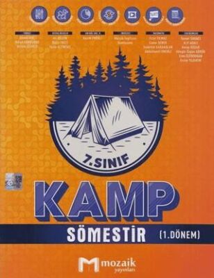 Mozaik Yayınları 7. Sınıf 1. Dönem Sömestr Kamp Kitabı - 1