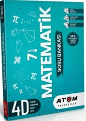7. Sınıf 4D Matematik Soru Bankası - Atom Yayıncılık