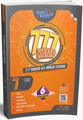 Günay Yayınları 7. Sınıf 777 Soruda İlk Dönem Kamp Kitabı - 1