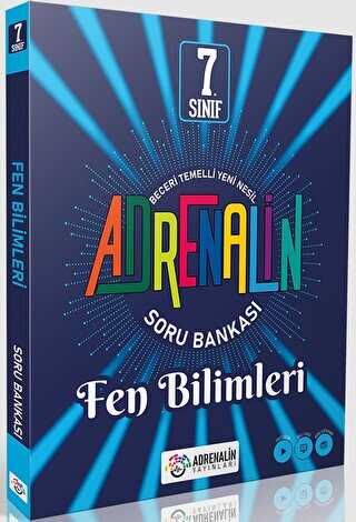 Adrenalin Yayınları 7. Sınıf Adrenalin Fen Bilimleri Soru Bankası
