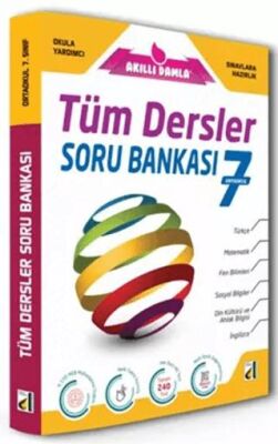 Damla Yayınevi Akıllı Damla 7. Sınıf Tüm Dersler Soru Bankası - 1
