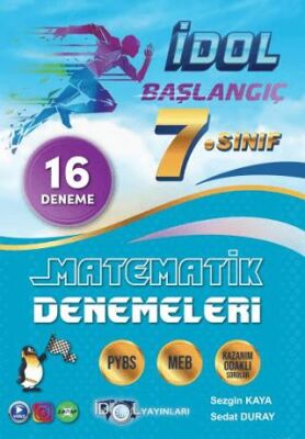 İdol Yayınları 7. Sınıf Başlangıç Matematik 16 Deneme - 1