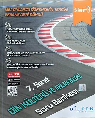Bilfen Yayıncılık 7. Sınıf Biltest Din kültürü Soru Bankası - 1