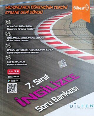 Bilfen Yayıncılık 7. Sınıf Biltest İngilizce Soru Bankası - 1