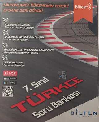 Bilfen Yayıncılık 7. Sınıf Biltest Türkçe Soru Bankası