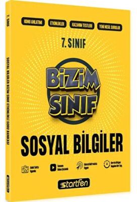 Startfen Yayınları 7. Sınıf Bizim Sınıf Sosyal Bilgiler Etkinlikli Soru Bankası - 1