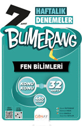 Günay Yayınları 7. Sınıf Bumerang 32 Haftalık Fen Bilimleri Denemeleri - Günay Yayınları