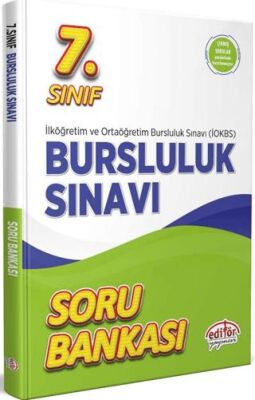 Editör Yayınevi 7. Sınıf Bursluluk Sınavı Soru Bankası - 1