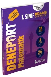 7. Sınıf Deneport Matematik Branş Denemesi - Muba Yayınları