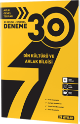 Hız Yayınları 7. Sınıf Din Kültürü 30`lu Deneme - Hız Yayınları