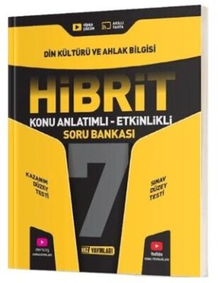7. Sınıf Din Kültürü ve Ahlak Bilgisi HİBRİT Konu Anlatımlı Etkinlikli Soru Bankası - 1