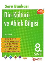 7. Sınıf Din Kültürü ve Ahlak Bilgisi Soru Bankası - 4 Adım Yayınları