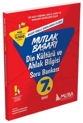 Muba Yayınları 7. Sınıf Din Kültürü ve Ahlak Bilgisi Soru Bankası - 1