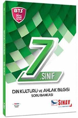 7. Sınıf Din Kültürü Ve Ahlak Bilgisi Soru Bankası Bts kapağı
