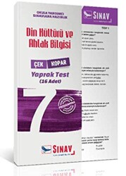 Sınav Yayınları 7. Sınıf Din Kültürü ve Ahlak Bilgisi Yaprak Test 16 Adet - Sınav Yayınları