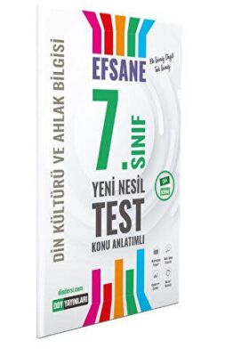 DDY Yayınları 7. Sınıf Din Kültürü ve Ahlak Bilgisi Efsane Test 2022 - - 1