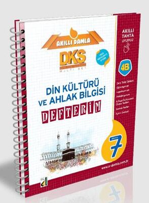 Damla Yayınevi - Bayilik Dks 4B Din Kültürü Ve Ahlak Bilgisi Defterim-7. Sınıf - 1