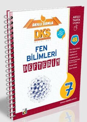 Damla Yayınevi - Bayilik Dks 4B Fen Bilimleri Defterim-7. Sınıf - 1