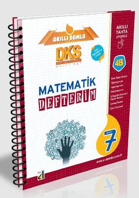 Damla Yayınevi - Bayilik Dks 4B Matematik Defterim - 7. Sınıf - 1