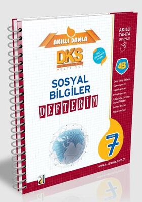 Damla Yayınevi - Bayilik Dks 4B Sosyal Bilgiler Defterim - 7. Sınıf - 1