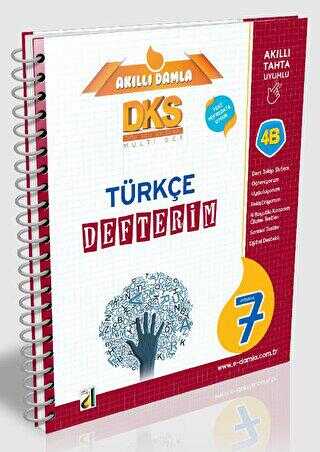 Damla Yayınevi - Bayilik Dks 4B Türkçe Defterim - 7. Sınıf