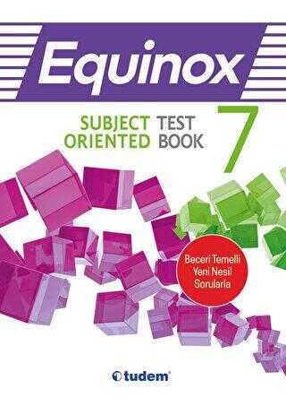 Tudem Yayınları - Bayilik 7. Sınıf İngilizce Equinox Subject Orıented Test Book