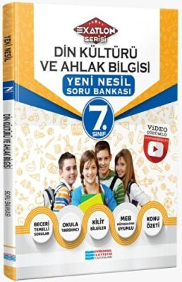 Evrensel İletişim Yayınları 7. Sınıf Exatlon Serisi Din Kültürü ve Ahlak Bilgisi Yeni Nesil Soru Bankası - 1