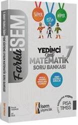 İSEM Yayıncılık 2020 Farklı İsem 7. Sınıf Matematik Soru Bankası - İSEM Yayıncılık