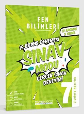 Pruva Akademi 7. Sınıf Fen Bilgisi Branş Denemesi - 1