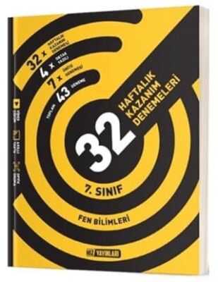 7. Sınıf Fen Bilimleri 32 Haftalık Kazanım Denemeleri - 1