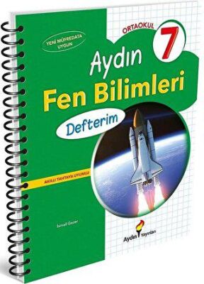 Aydın Yayınları Ortaokul 7 Aydın Fen Bilimleri Defterim - 1