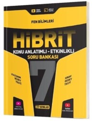 Hız Yayınları 7. Sınıf Fen Bilimleri HİBRİT Konu Anlatımlı Etkinlikli Soru Bankası - Hız Yayınları