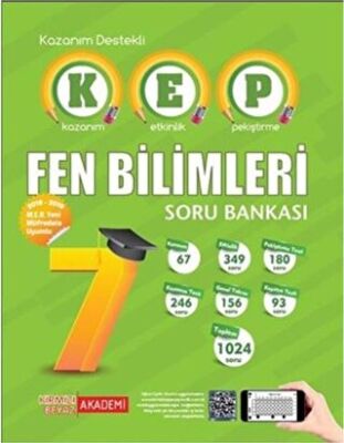 Kırmızı Beyaz Yayınları 7. Sınıf Fen Bilimleri KEP Soru Bankası - 1