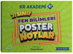 7. Sınıf Fen Bilimleri Poster Notlar - KR Akademi Yayınları