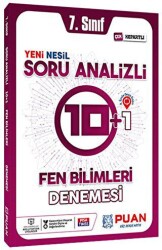 Puan Yayınları Puan Yayınları 7. Sınıf Fen Bilimleri Soru Analizli 10+1 Deneme - Puan Yayınları