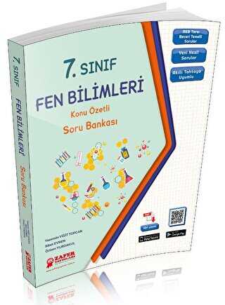 Zafer Dershaneleri Yayınları 7. Sınıf Fen Bilimleri Soru Bankası