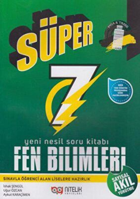 7. Sınıf Fen Bilimleri Süper Soru Kitabı kapağı