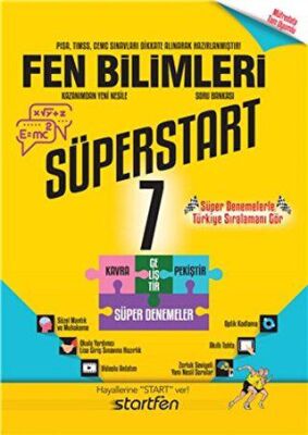 Startfen Yayınları 7. Sınıf Fen Bilimleri Süperstart Soru Bankası - 1