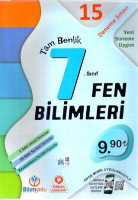 Bilimyolu Yayıncılık 7. Sınıf Fen Bilimleri Tam Benlik 15 Deneme Sınavı - 1