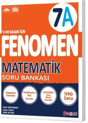 Fenomen Yayınları 7. Sınıf Fenomen A Serisi Matematik Soru Bankası Fenomen Okul - 1