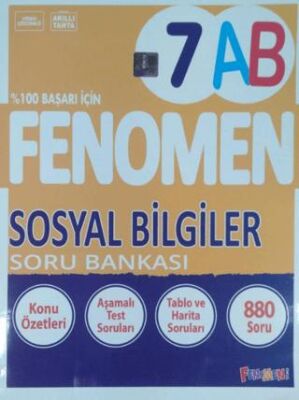 Fenomen Kitap 7. Sınıf Fenomen Sosyal Bilgiler Soru Bankası - 1