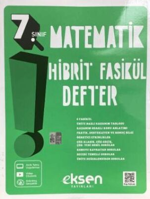 7. Sınıf Hibrit Matematik Fasikül Defter - 1
