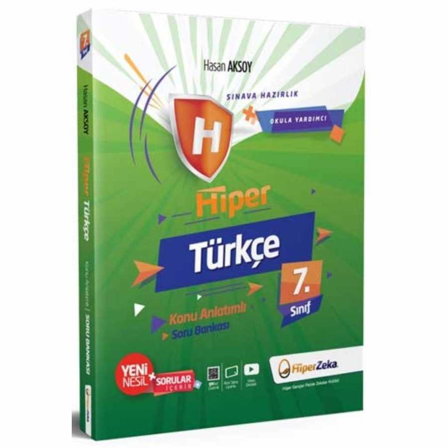 Hiper Zeka Yayınları 7. Sınıf Hiper Türkçe Konu Anlatımlı Soru Bankası
