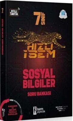 7. Sınıf Hızlı İsem Sosyal Bilgiler Soru Bankası kapağı