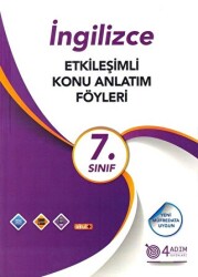 7. Sınıf İngilizce Etkileşimli Konu Anlatım Föyleri - 4 Adım Yayınları