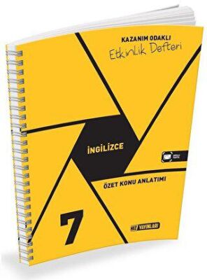Hız Yayınları 7. Sınıf İngilizce Etkinlik Defteri - 1