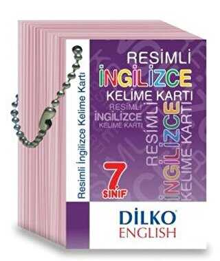 7. Sınıf İngilizce Kelime Kartı - Dilko Yayıncılık