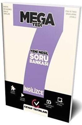 Cevap Yayınları 7. Sınıf İngilizce Mega Yedi Soru Bankası - 1