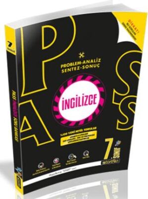 Startfen Yayınları 7. Sınıf İngilizce PASS Soru Bankası - 1