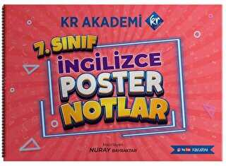 KR Akademi Yayınları 7. Sınıf İngilizce Poster Notlar